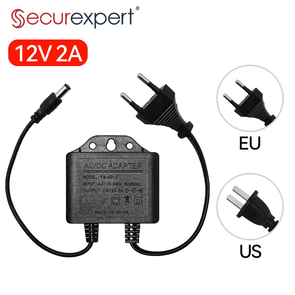 Outdoor Power Plug - Водонепроницаемый адаптер питания DC12V 2A с