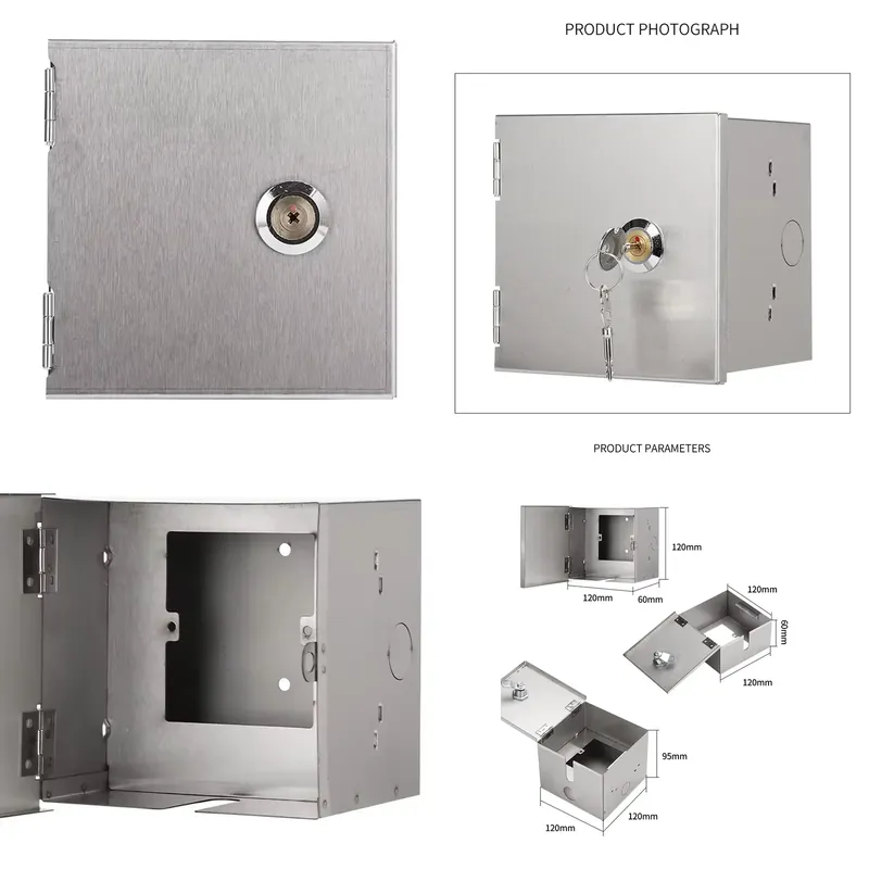 Outdoor Power Socket With Lock - Практичная уличная розетка из нержавеющей стали