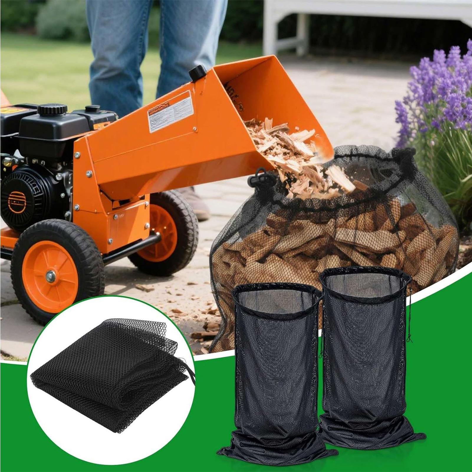 Garden Shredder Chipper - Сумка-измельчитель, сетчатый держатель, сумка-тоут 48,43x23,62 дюйма,