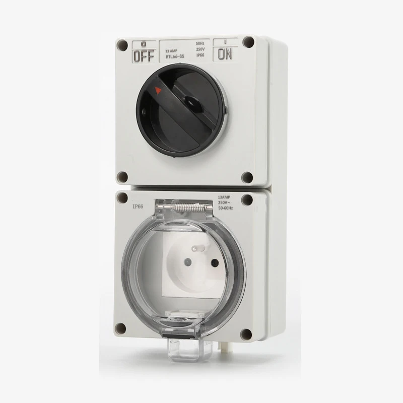 Outdoor Power Inlet Box - IP66 220 В водонепроницаемая пыленепроницаемая уличная