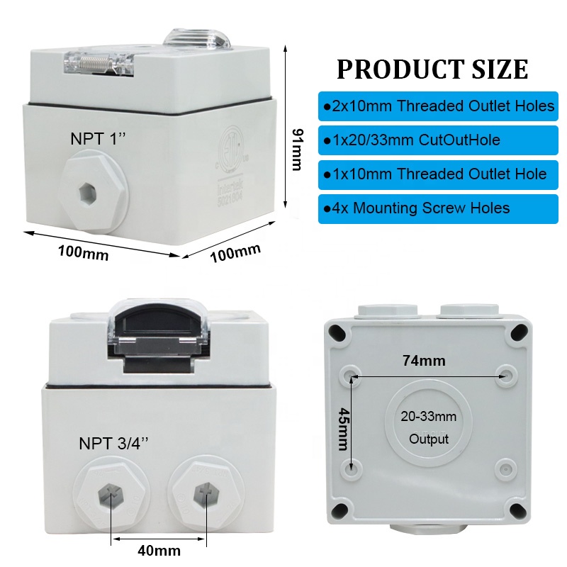 Генератор 50 А, входная коробк – обзор и цена Outdoor Power Inlet Box