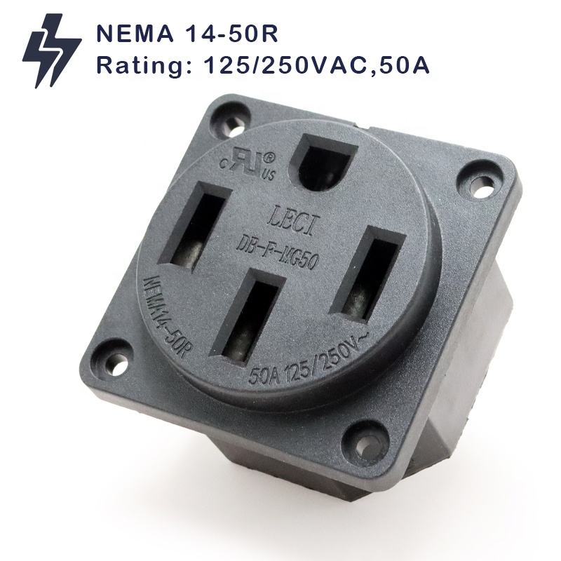 NEMA 14-50R Receptacle 50 Amp  – обзор и цена Outdoor Power Inlet Box