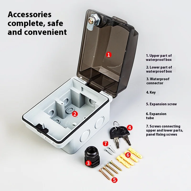 Уличный водонепроницаемый корп – обзор и цена Outdoor Power Socket With Lock