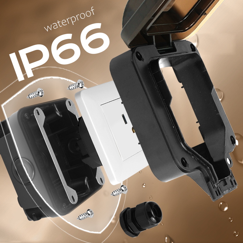 Настенная водонепроницаемая ро – обзор и цена Outdoor Power Inlet Box