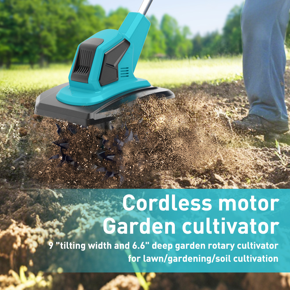 21В литиевый высокомощный мини – обзор и цена Garden Tiller Mini
