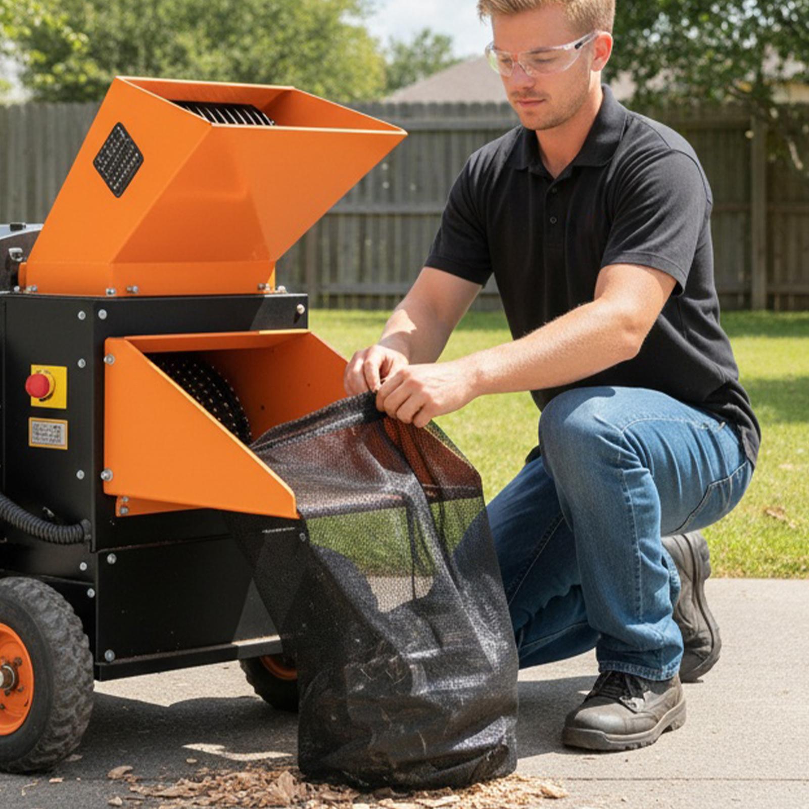 Сумка для измельчения древесин – обзор и цена Garden Shredder Chipper