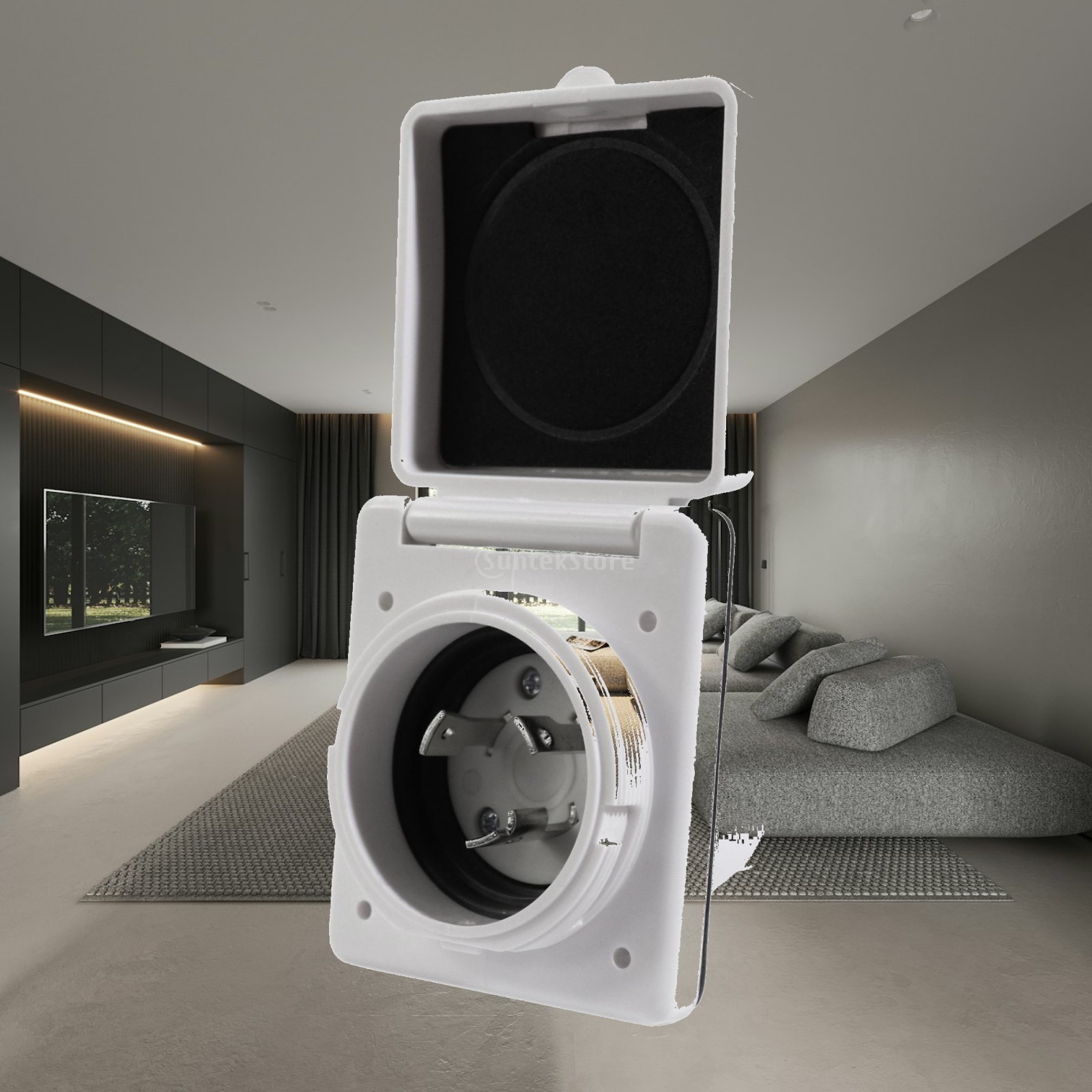 Водонепроницаемая фланцевая си – обзор и цена Outdoor Power Socket With Lock
