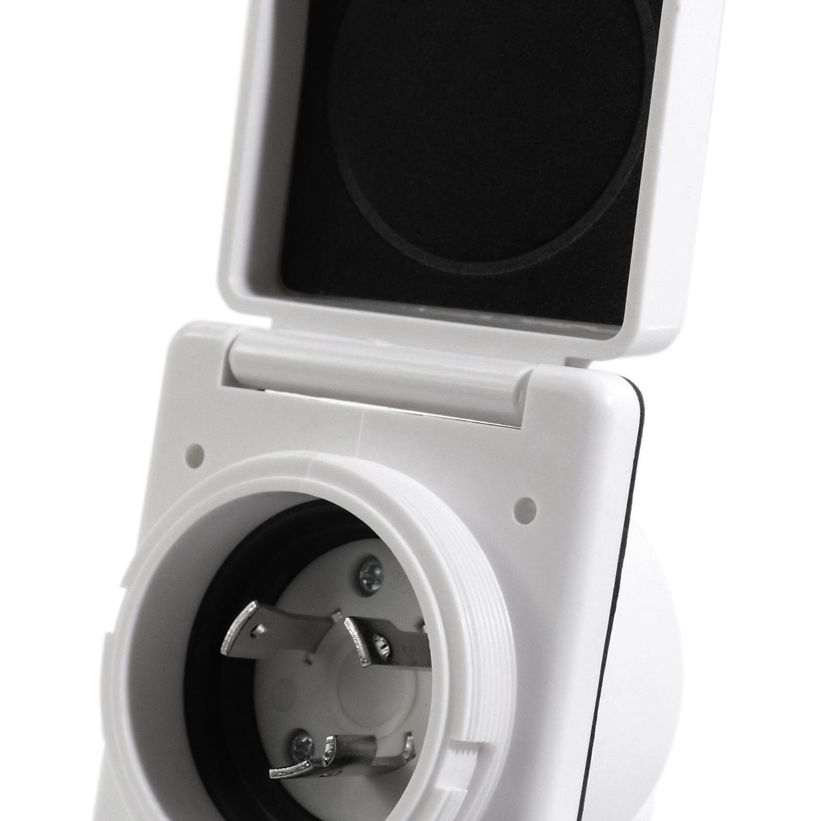 Водонепроницаемая фланцевая си – обзор и цена Outdoor Power Socket With Lock