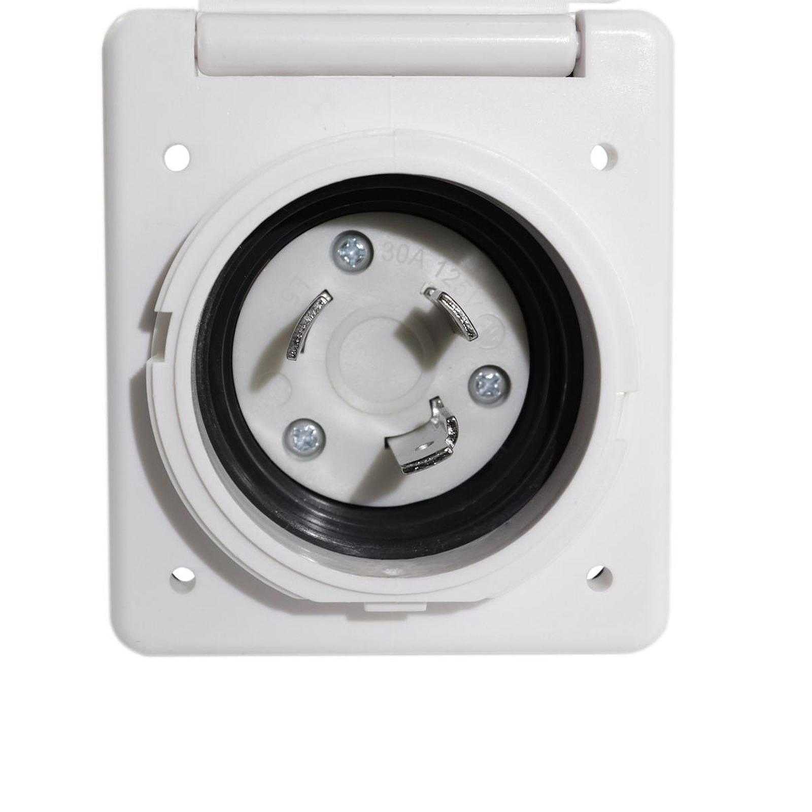 Водонепроницаемая фланцевая си – обзор и цена Outdoor Power Socket With Lock
