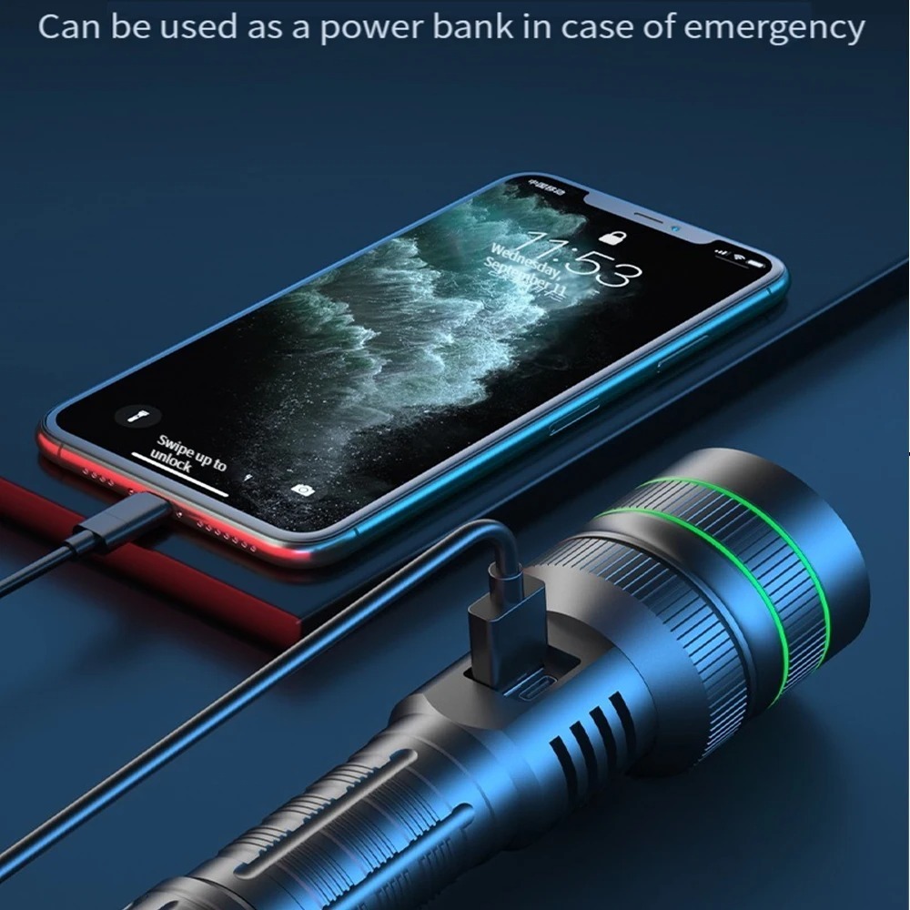 Мощный светодиодный фонарик с  – обзор и цена Outdoor Power Bank