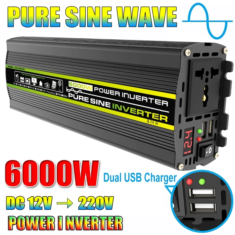 6000 Вт DC12/24 В в AC 220 В ч – обзор и цена Ac Outdoor Power