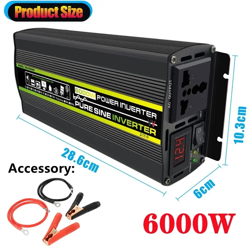 6000 Вт DC12/24 В в AC 220 В ч – обзор и цена Ac Outdoor Power
