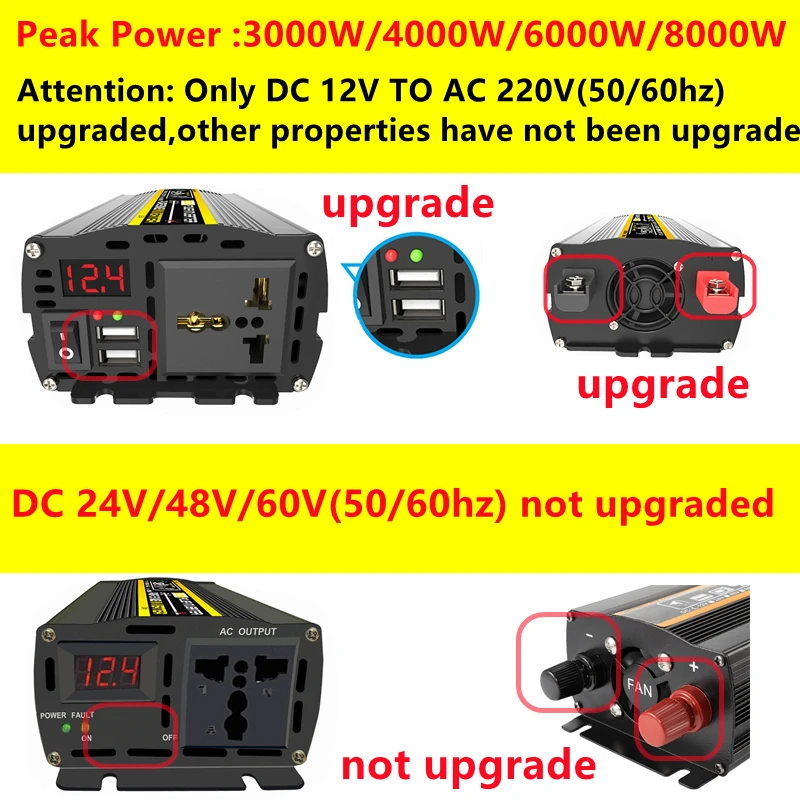 6000 Вт DC12/24 В в AC 220 В ч – обзор и цена Ac Outdoor Power