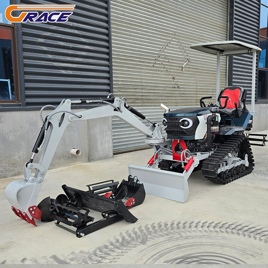Мини-трактор на гусеничном ход – обзор и цена Garden Tiller Mini