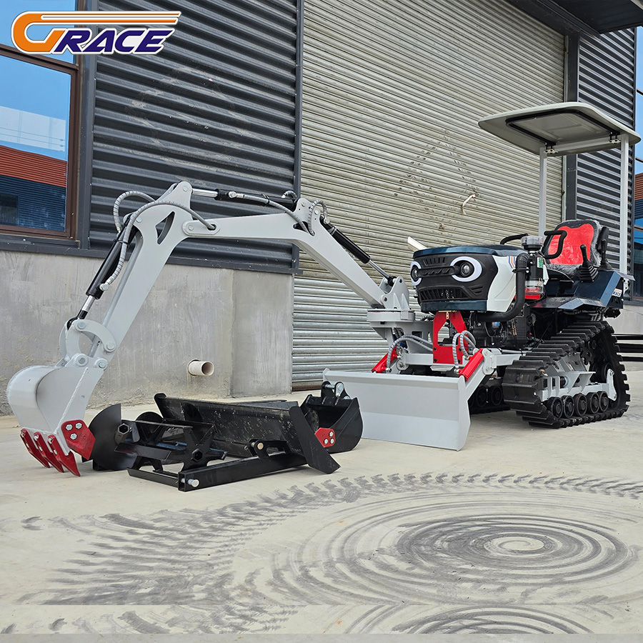 Мини-трактор на гусеничном ход – обзор и цена Garden Tiller Mini