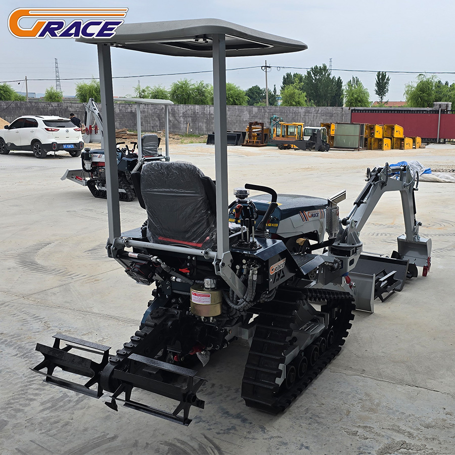 Мини-трактор на гусеничном ход – обзор и цена Garden Tiller Mini