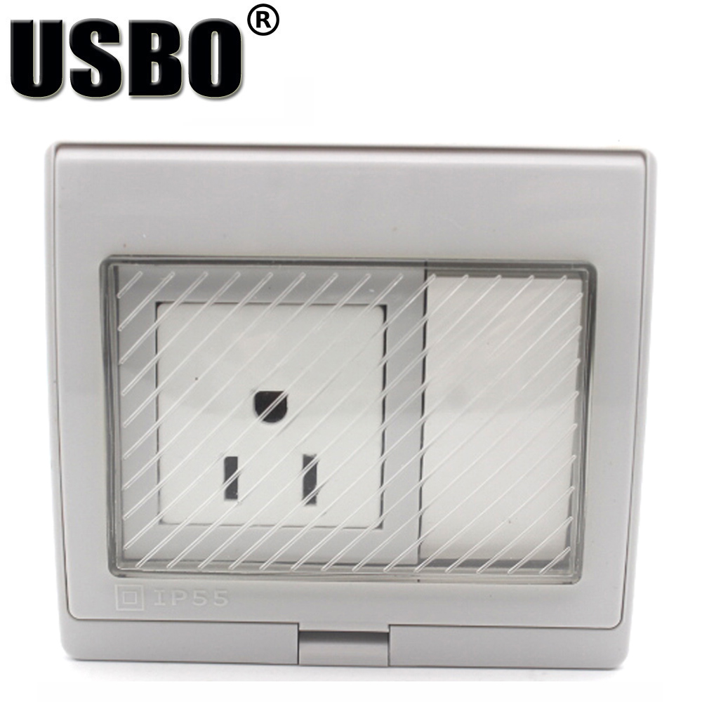 Белая уличная розетка IP55 с з – обзор и цена Outdoor Power Inlet Box