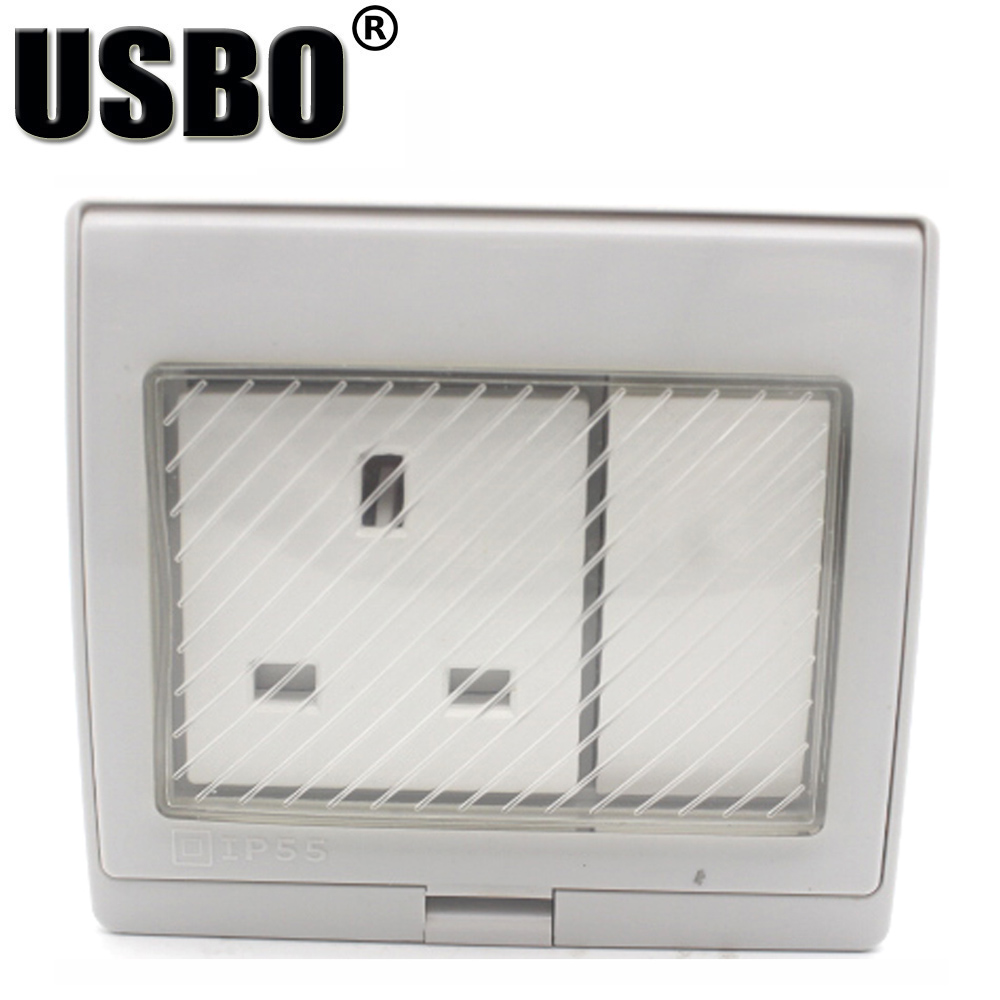 Белая уличная розетка IP55 с з – обзор и цена Outdoor Power Inlet Box