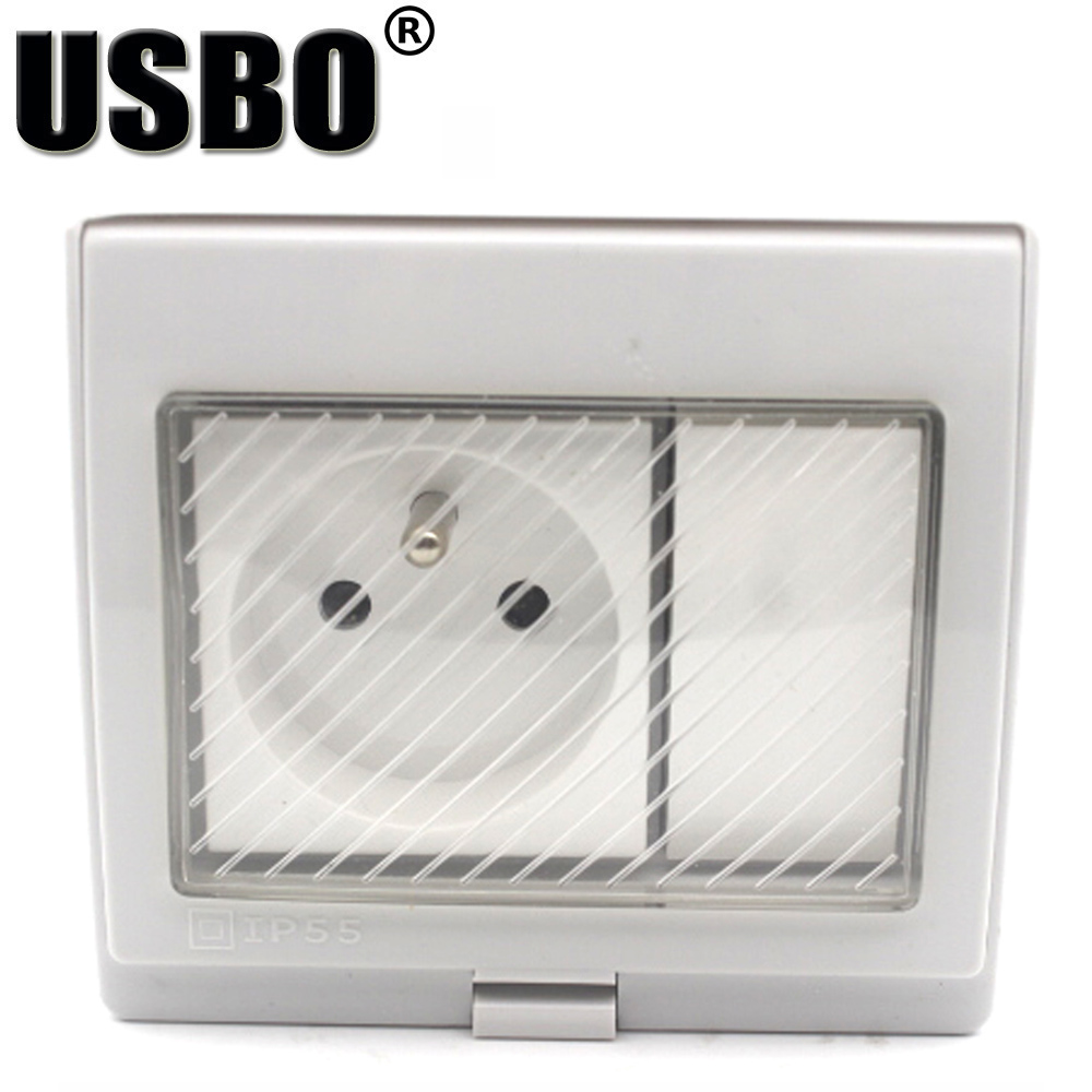 Белая уличная розетка IP55 с з – обзор и цена Outdoor Power Inlet Box